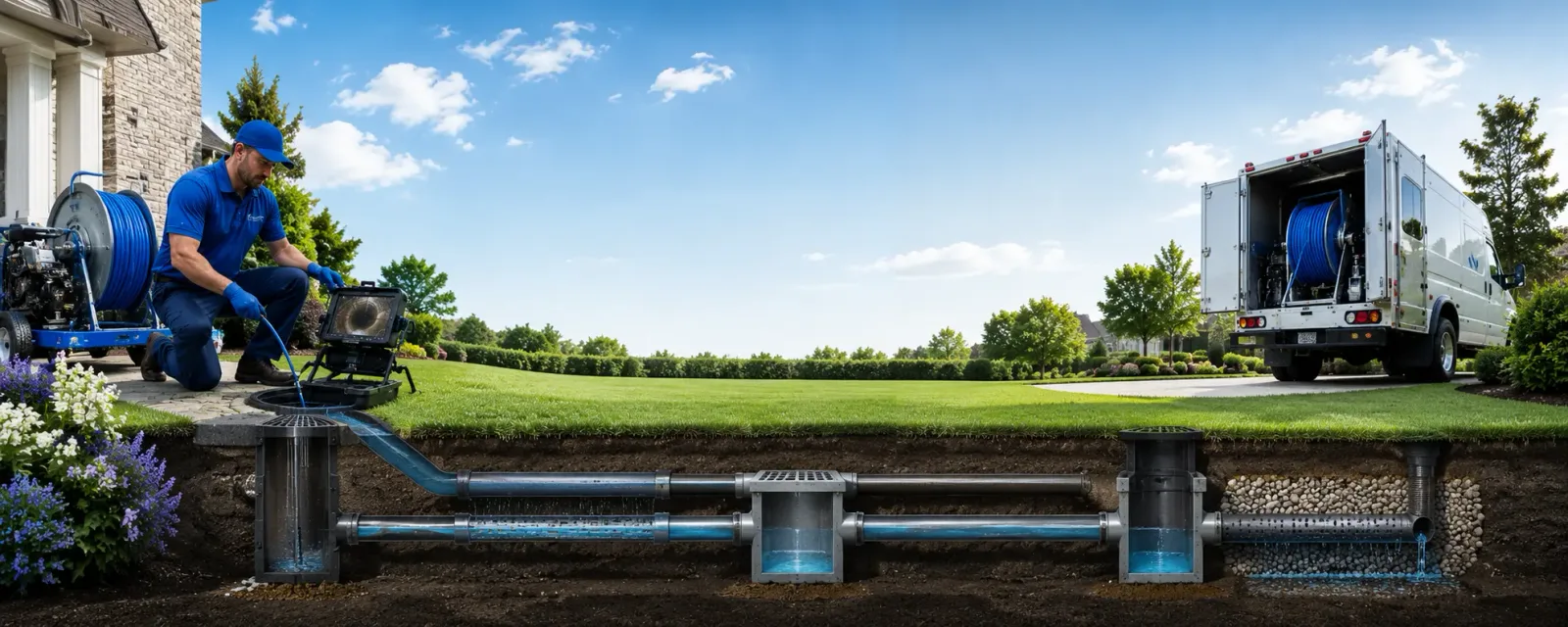 Outdoor drain cleaning information for Canton, GA